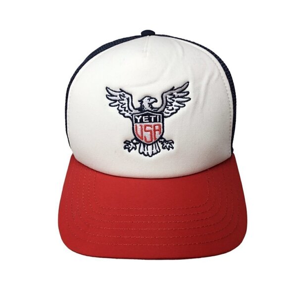 Yeti 2018 4th of July Special Edition USA Eagle Men's Hat Cap Trucker Mesh - Picture 2 of 10